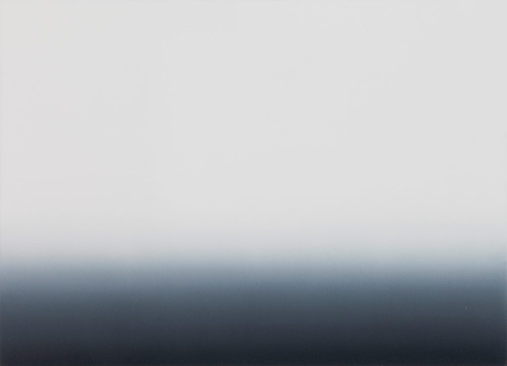 ohne Titel, ÖI auf MDF, 29,5 x 41 cm, 2018
