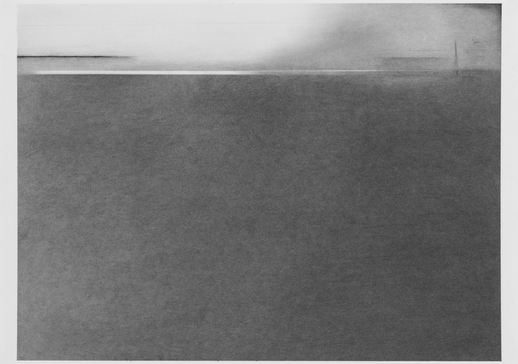 ohne Titel, Graphit auf Papier, 43 x 61 cm, 2018