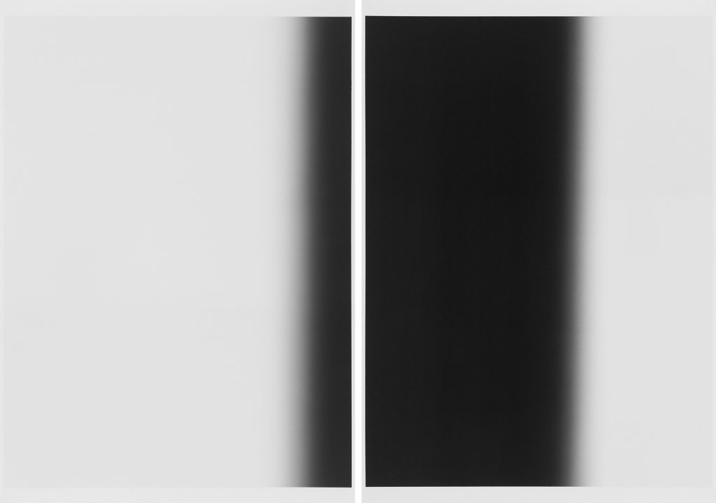 ohne Titel, ÖI auf Papier, zweiteilig
61 x 89 cm, 2018